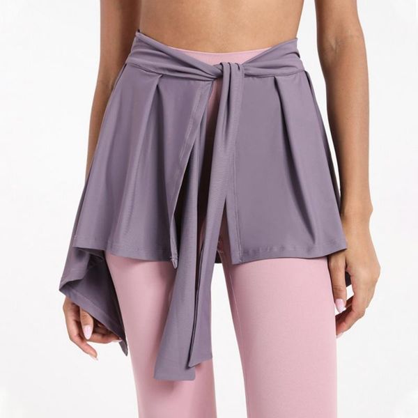 

yoga outfit hip thin strap with a skirt clothing outside dance sports fitness short gym loose sport shorts