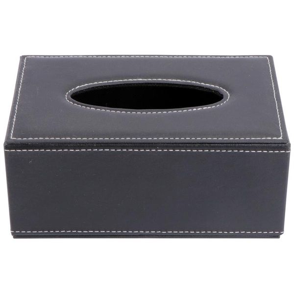 

tissue boxes & napkins 1 pc convenient holder novel creative office napkin (m, black)