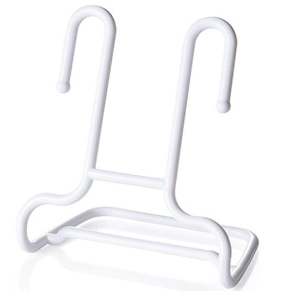 

10pcs/set multi-function shelf drying rack shoe stand hanger shoes hanging storage wardrobe organizer-white clothing &