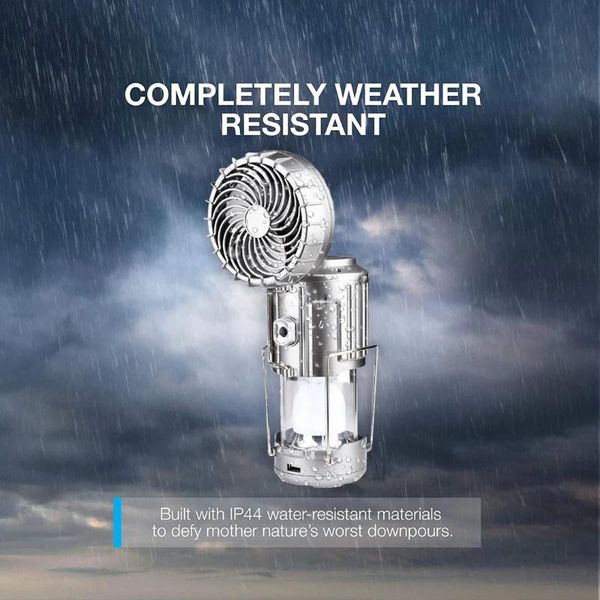 

portable lanterns 6 in 1 solar rechargeable outdoor camping led lamp hanging flash lights with fan tent lantern usb emergency light 4041
