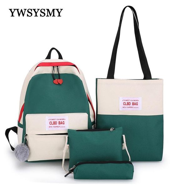 

canvas backpack middle school children book bag girls bags high capacity kids travel women