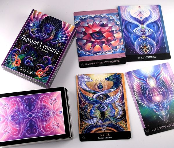 Beyond Lemuria Oracle Cards Taort Deck Kartenspiel Brettsprache Englisch Wahrsagerei Anfänger Spirit Soul