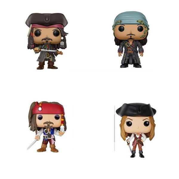 

funko pop pirates of the caribbean 5 jack captain wilt naswan model hand-made toys