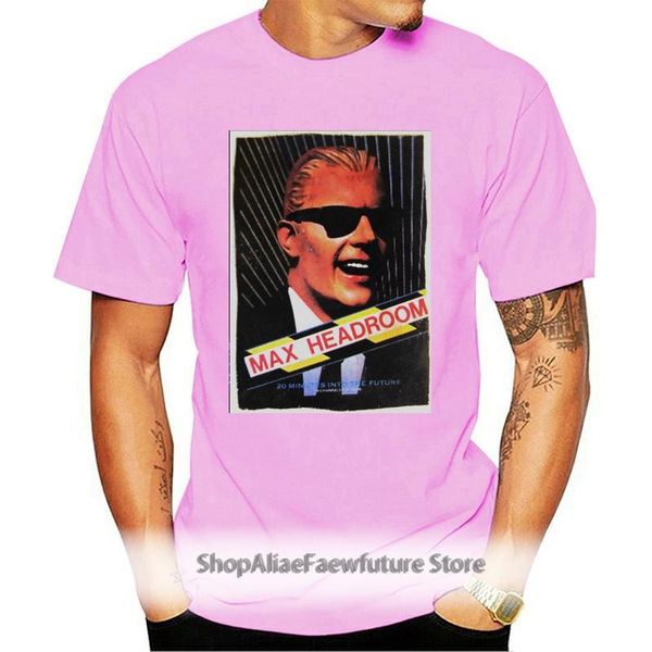 

men's t-shirts max headroom t-shirt, White;black