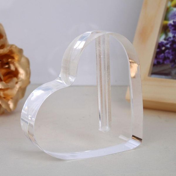 

vases rose heart-shaped display stand - acrylic plexiglass flower vase