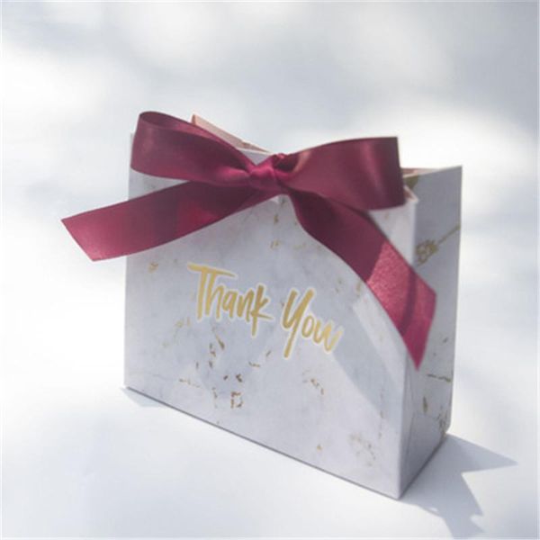 

creative mini grey marble gift bag box for party baby shower paper chocolate boxes package/wedding favours candy wrap