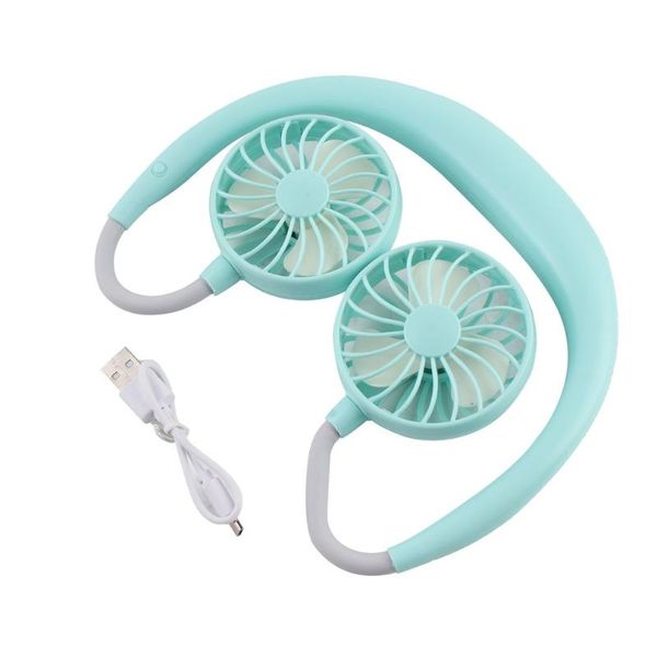 

portable fan hands neck hanging rechargeable mini sports fans personal 3 speed adjustable for home office other decor