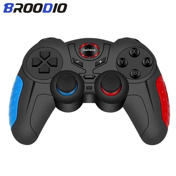 

game controllers & joysticks wireless gamepad stk-7024s bluetooth joystic for n-switch console win7 lapandroid phone/tv set/media box