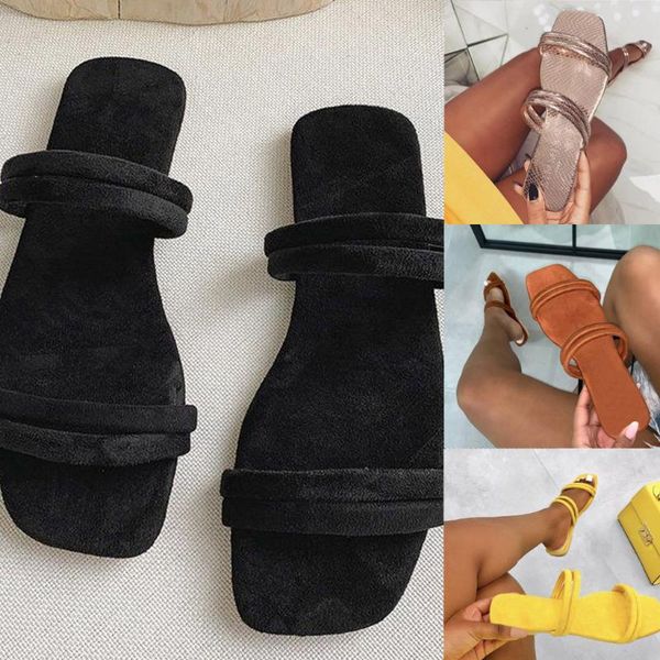 

summer women's beach sandals fashion flat sandels for women casual indoor&outdoor comfortable shoes zapatos de mujer, Black