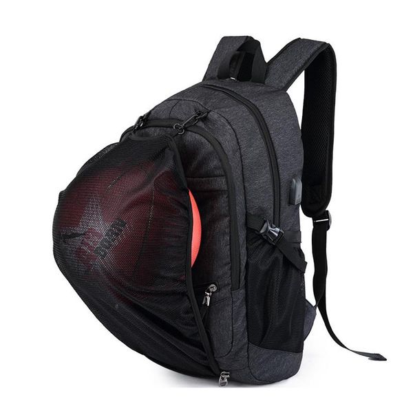 

outdoor bags lapusb charging school basketball backpack for teenagers sport football male women fitness gym bag sac de