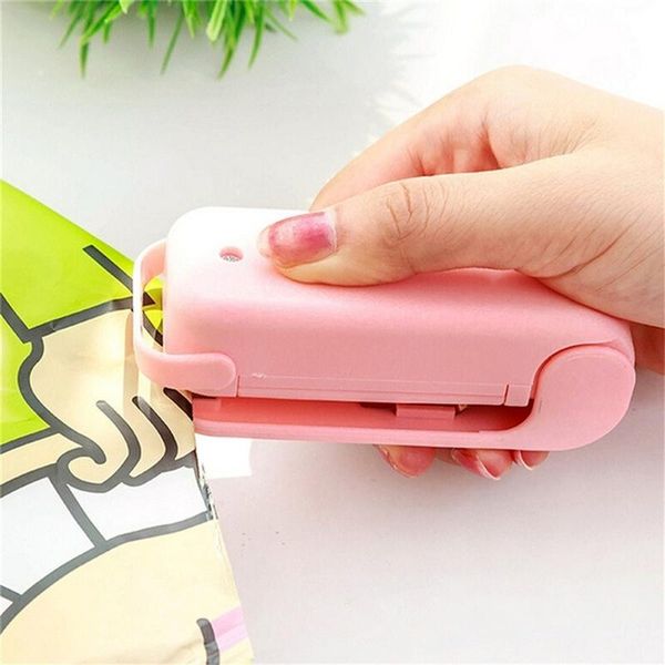 

bag clips portable mini food packaging kitchen storage sealing machine sealers home heat plastic