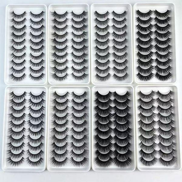 

mink lashes natural false eyelashes dramatic volume fake makeup eyelash extension silk 25mm