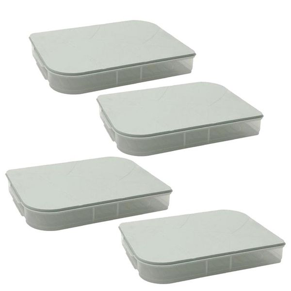 

storage bottles & jars 4-layer food box kitchen refrigerator sealed and vegetable