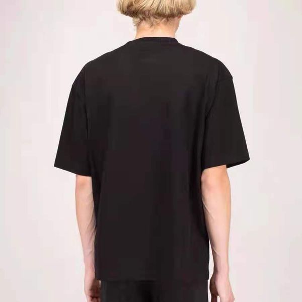 

luxury brand t shirt and polos correct version 21 summer new paris home double b red background circle printed short sleeve t-s, White