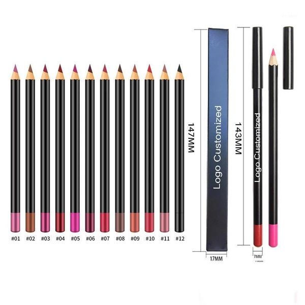 

private label 16 colors matte lipliner pencil bulk waterproof smooth lip liner brown color high pigment makeup cosmetics1