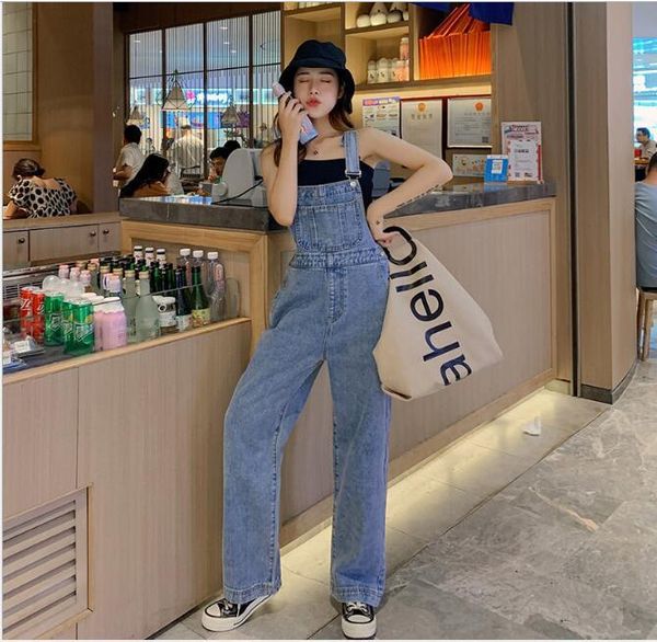 

women's jeans 2021 summer fashion flare pants women ladies denim female autumn spring winter rompers, Blue