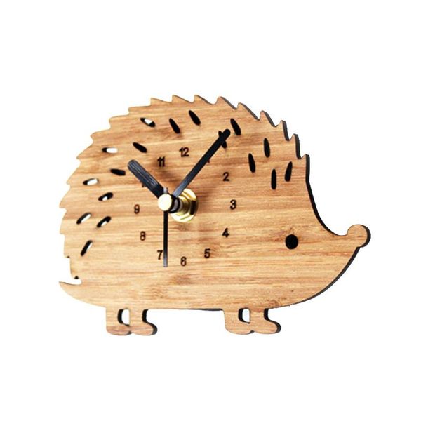 

fashion creative animal hedgehog fridge pastoral cartoon clocks wall