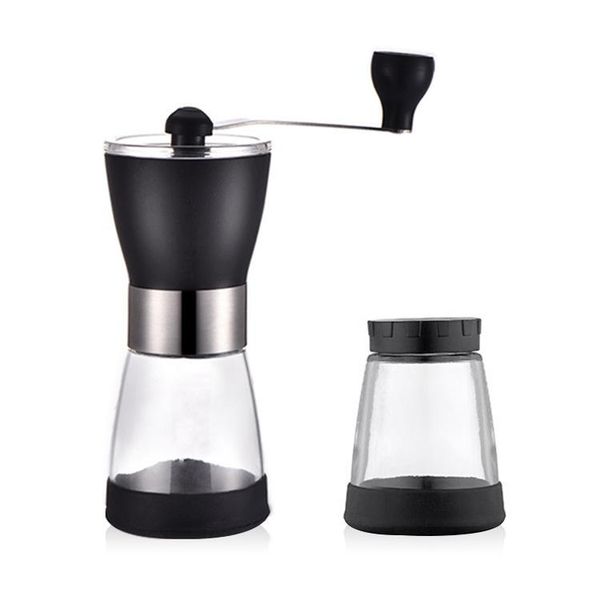 

manual coffee grinders grinder hand machine with glass sealed jar