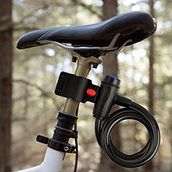

bike locks anti-theft lock universal bicycle safety locking mtb mountain road anti-shear steel cable cycle security