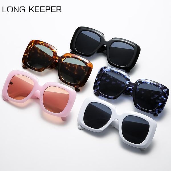 

sunglasses oversized square women brand designer plastic female vintage big frame sun glasses uv400 eyewear gafas de sol mujer, White;black