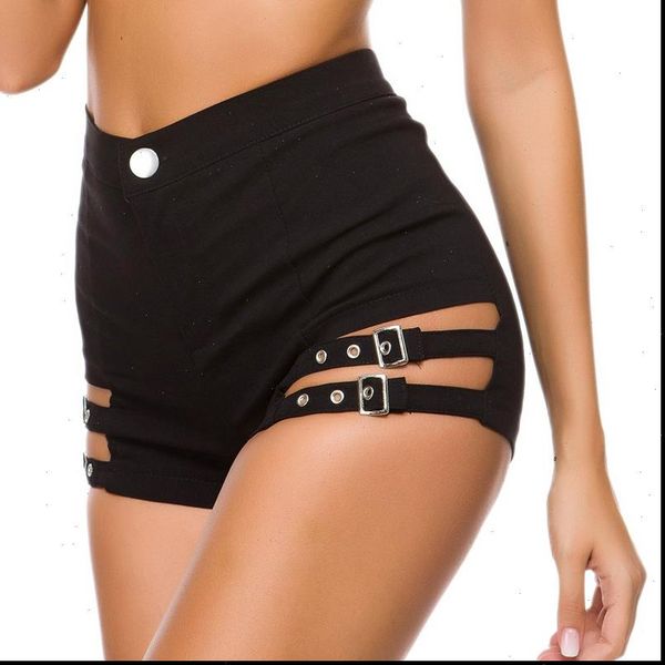 

fashion mini high waist womens shorts denim thong jeans summer nightclub bikini feminino skinny, White;black