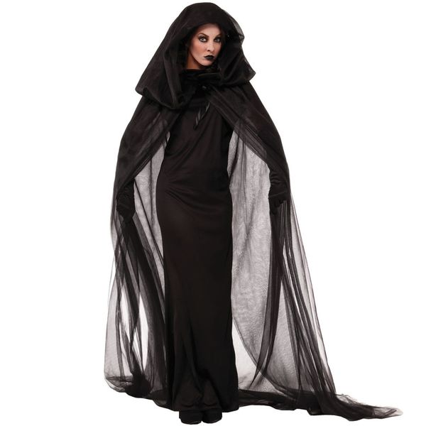 

cosplay costumes m-xxxl devil vampire witch ghost bride halloween costume, Black