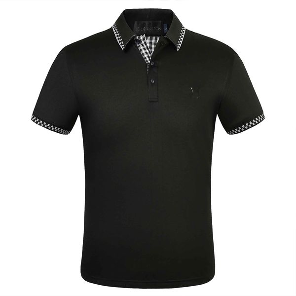 

mens casual polo shirts t shirt embroidery short sleeve, White;black