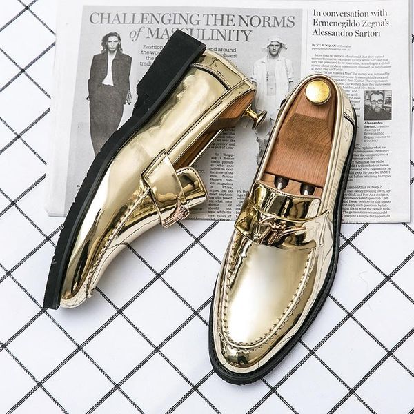 

dress shoes casual man men's moccasins summer leather fashion men for mens slip on italian patent office formal lether, Black