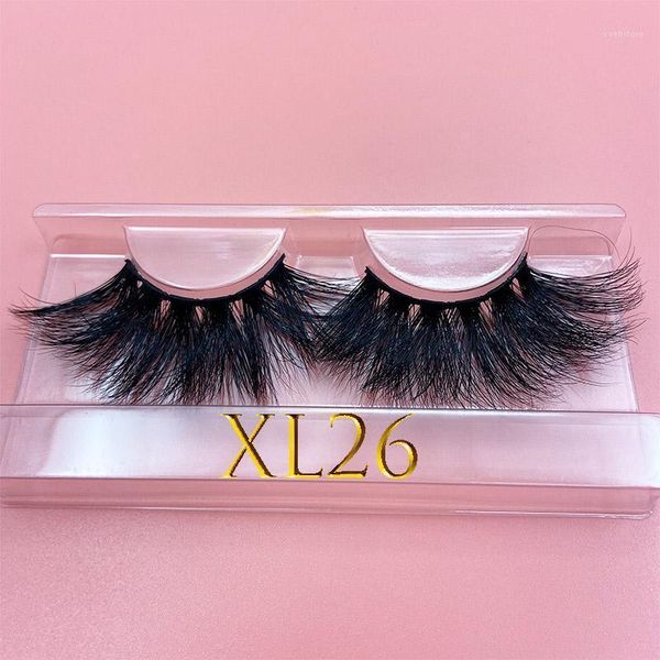 

30mm 100% cruelty 3d natural mink eyelash long lasting dramatic volume extention false eyelashes1