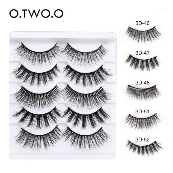 

o.two.o false eyelashes makeup tool natural long mink lashes volume thick handmade fake contains adhensive materials1