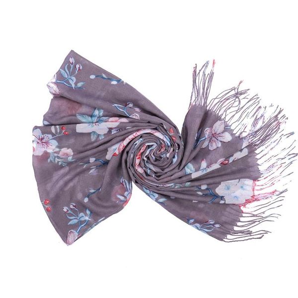 

scarves 180*65cm cotton linen voile scarf autumn winter men foulard square hijab ladies shawl wrap muffler pareo female, Blue;gray