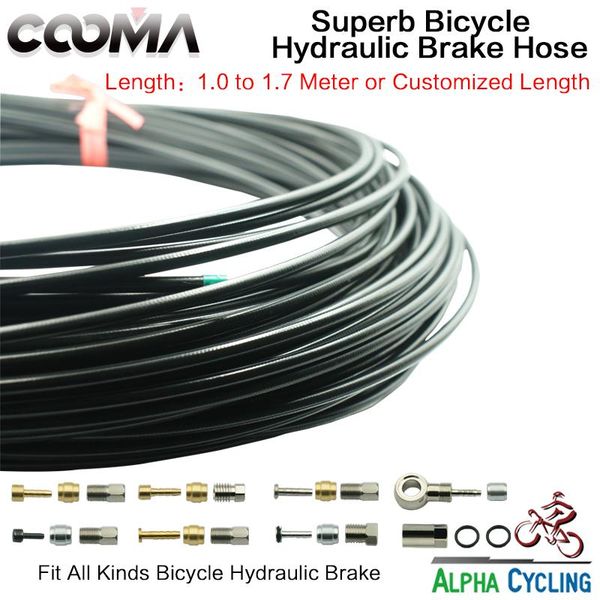 

bike brakes hydraulic disc brake hose with needle, olive, and banjo set, for , avid, formula magura brkae.