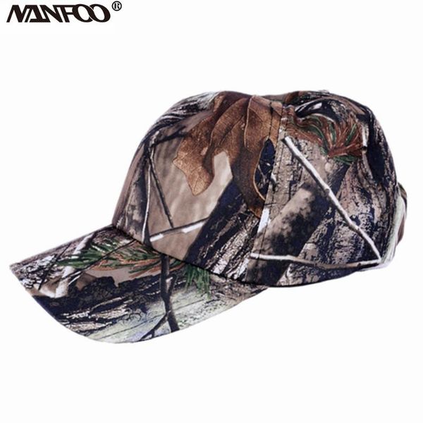 

peaked cap hunting tree camouflage breathable round & flat sunshade baseball suitable for men and women outdoor hats, Black;white