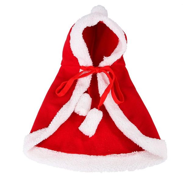 

cat costumes christmas pet cloak santa cape soft dogs classic cute dress outfit fun comfortable for dog _wk