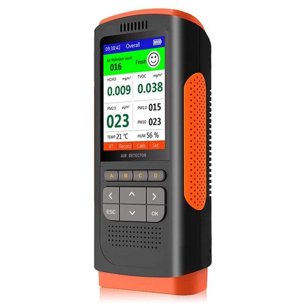 

gas analyzers air quality monitor, indoor pollution detector for formaldehyde, temperature humidity data monitoring