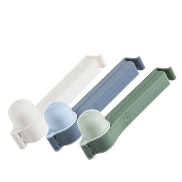 

3pcs portable seal pour storage bag clips tea leaf snack sealing