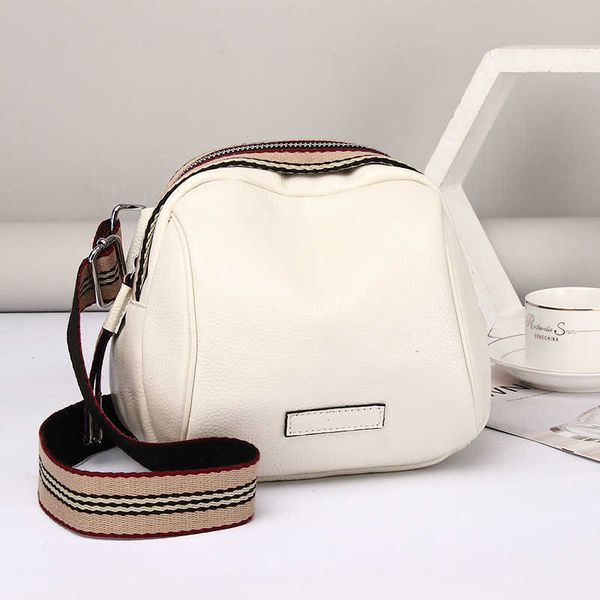 

luxury handbags net red fashion women's 2021 soft broadband single shoulder head layer cow hide crossbody shell bag leather 6028