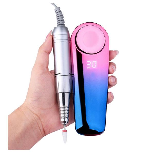 

nail drill & accessories 30000rpm 25w fingernails grinding machine positive negative rotation ultrathin convenient manicure tools