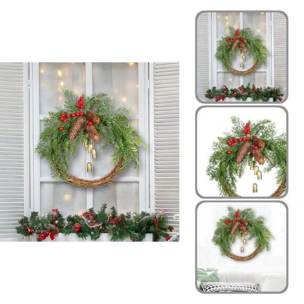 

decorative flowers & wreaths door wreath chic exquisite farmhouse christmas durable festal