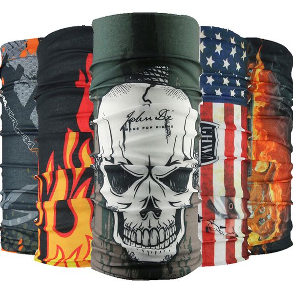 

anti outdoor flying towel multifunctional riding mask versatile seamls magic headscarf skull printed
