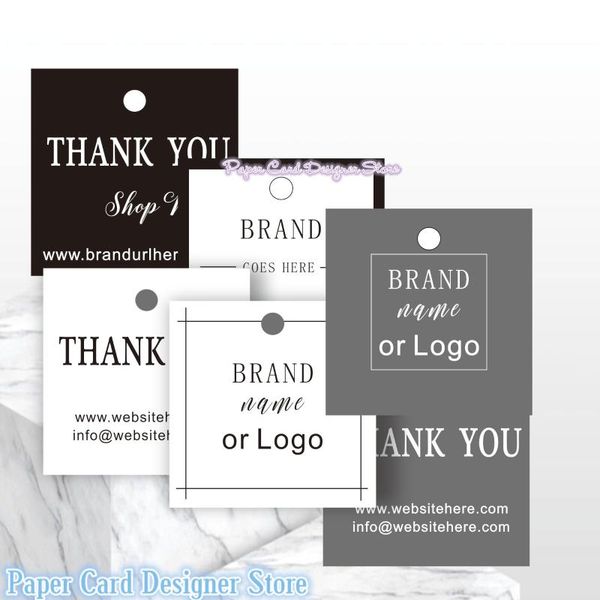 

greeting cards custom hang tag,thank you tag, product thank you, clothing logo labels/black series