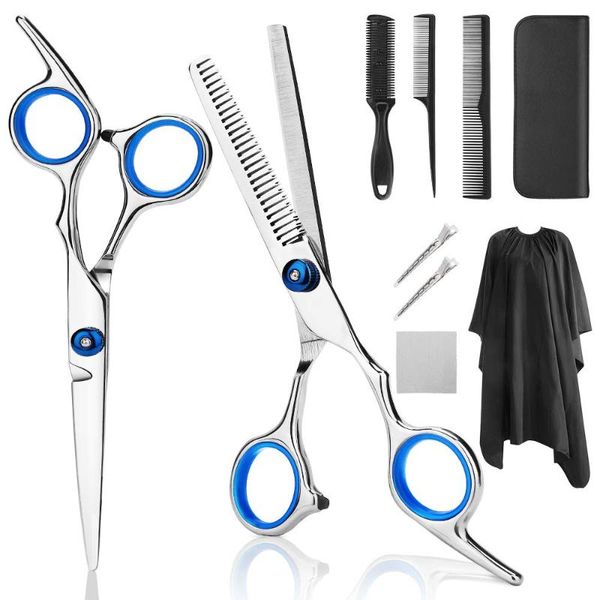 

hair scissors yblntek 7/9 pcs professional hairdressing kit cutting tail comb cape cutter