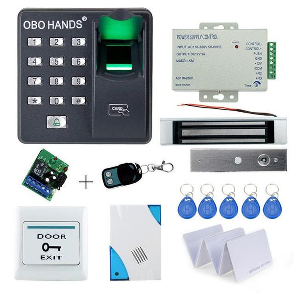 

s full set fingerprint door lock access control controller kit for with magnetic