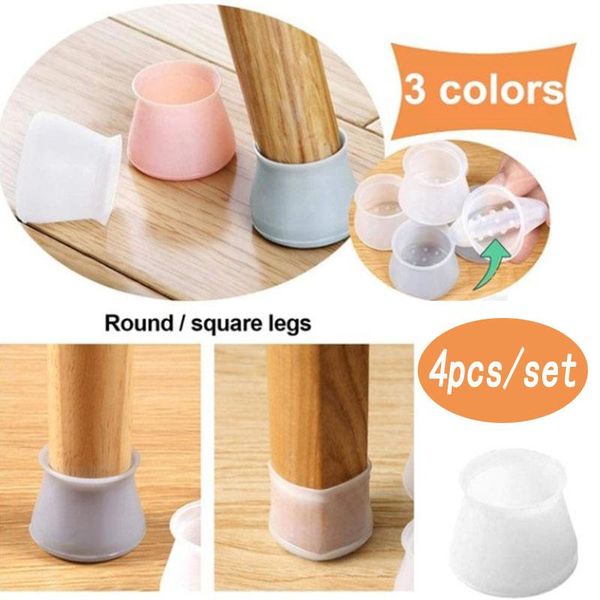 

chair covers cover the foot of table with silicone and protect