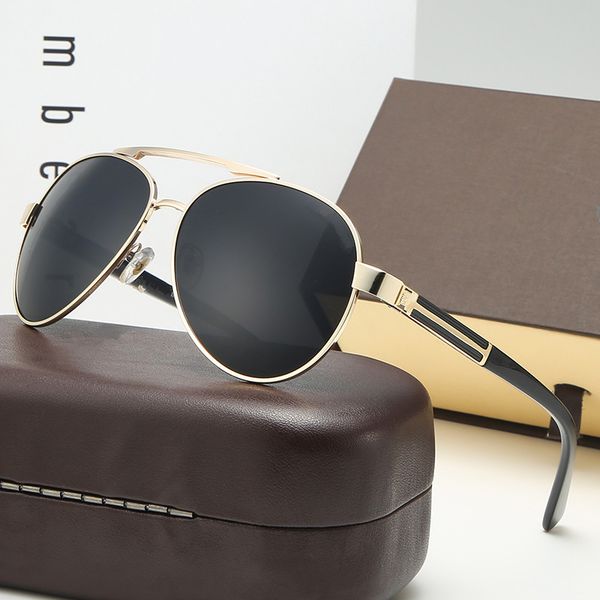 

brand designer sunglass metal hinge sunglasses men glasses women sun glass uv400 lens with cases and box, White;black