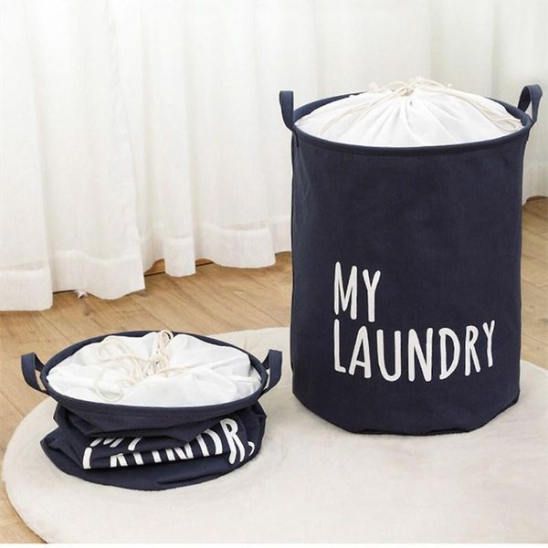 

dirty laundry basket bucket organizer foldable clothes storage bag home sundries barrel cesto ropa sucia & organization