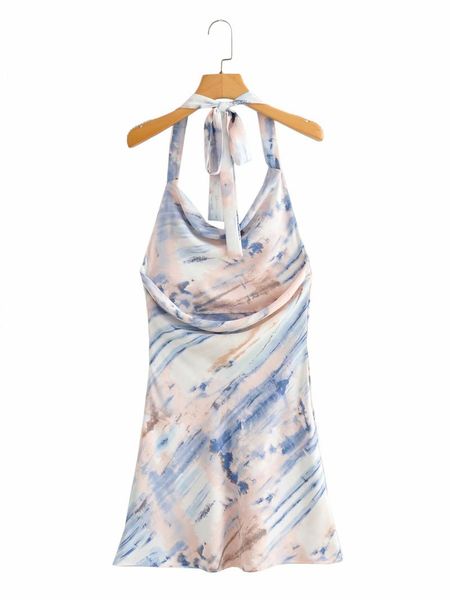 

sleeveless mini halter dress women summer backless short beach vestidos mujer casual dresses, Black;gray