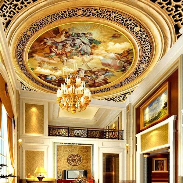 

wallpapers custom po wallpaper european style 3d figure oil painting zenith mural living room bedroom el luxury background wall paper