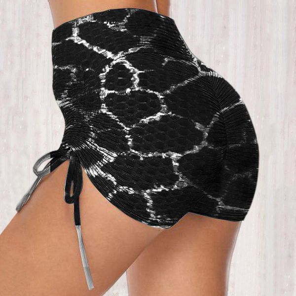 

leggings yoga shorts push up geometric print stitching lace leggins sport women fitness seamless high waist outfit