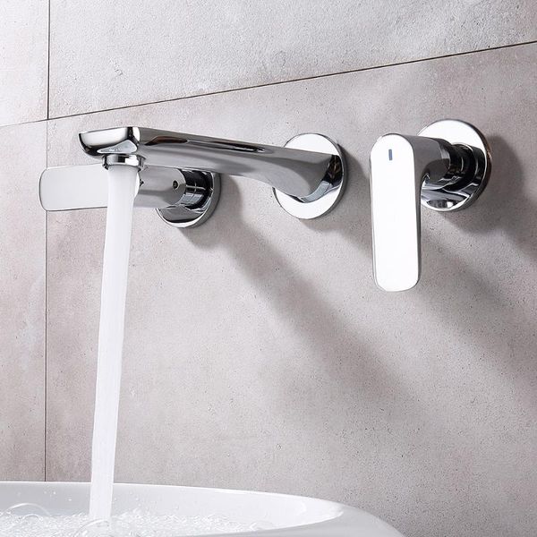 

bathroom sink faucets skowll basin brass polished chrome deck mounted square 3 hole double handle and cold water tap sk-0610